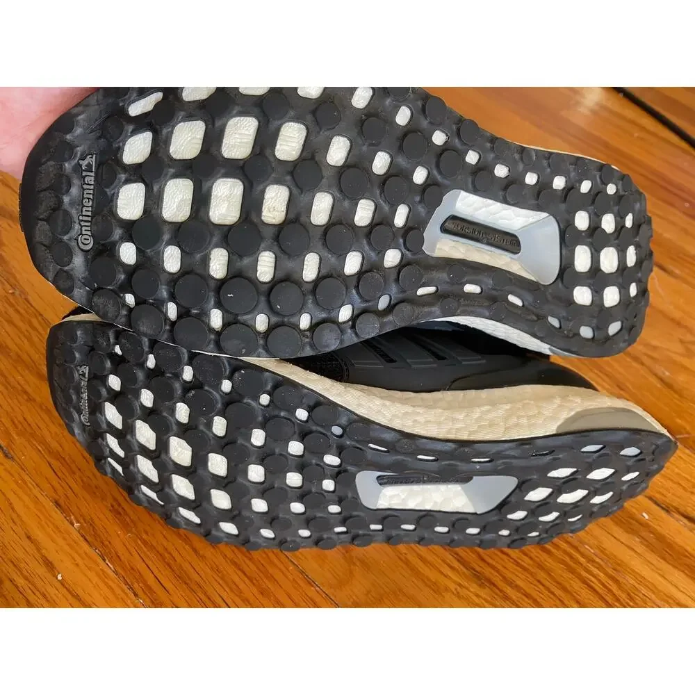 EUC Adidas Ultra Boost running or walking shoes size 9.5 womens black sneakers